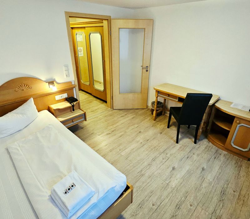 Einzelzimmer im Hotel Restaurant Krone
