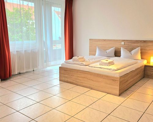 4-Zimmer Appartment Badezimmer mit Dusche