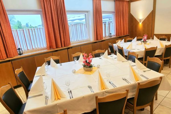 Ulrichsaal als Tagungsraum im Hotel Restaurant Krone